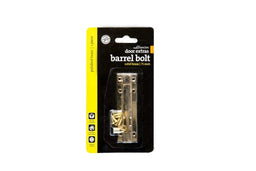 Trio Barrel Bolt Polished Brass 25 x 75mm