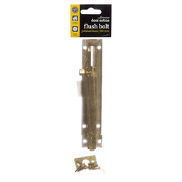 Trio Barrel Bolt Polished Brass 32 x 150mm