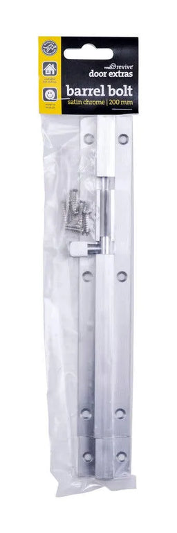 Trio Bolt Barrel Satin Chrome 32mm x 200mm