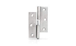 Trio Butt Hinge Lift Light & Narrow Lift Off Right Hand Stainless Steel 85 x 60 x 1.6mm