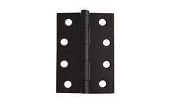 Trio Butt Hinge Light & Narrow Black 100 x 75 x 1.6mm