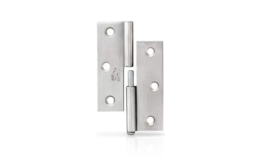 Trio Butt Hinge Light & Narrow Lift Off Left Hand Stainless Steel 85 x 60 x 1.6mm