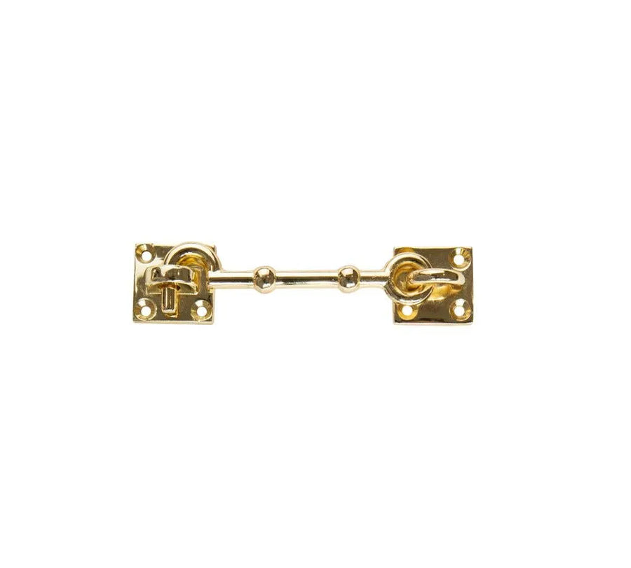 Trio Cabin Hook Polished Brass 100mm