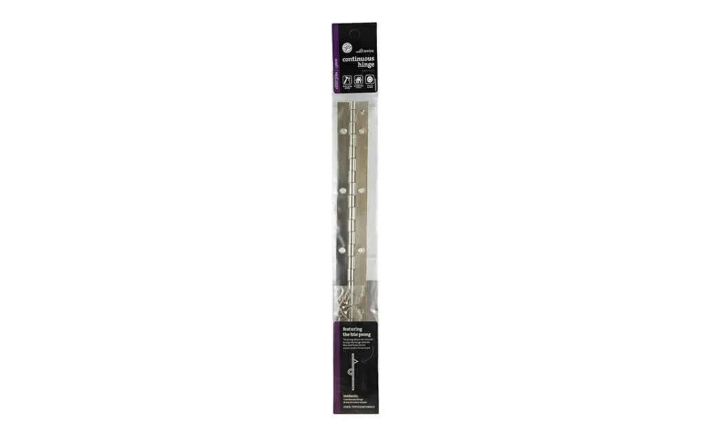 Trio Continuous Hinge Nickel Plated 31 x 300mm