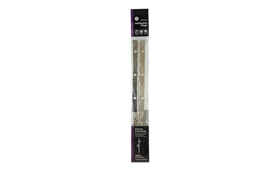 Trio Continuous Hinge Nickel Plated 31 x 300mm