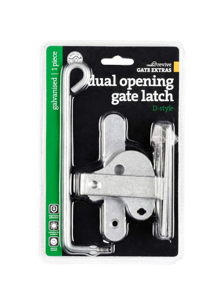 Trio D Type Dual Gate Latch Galvanised