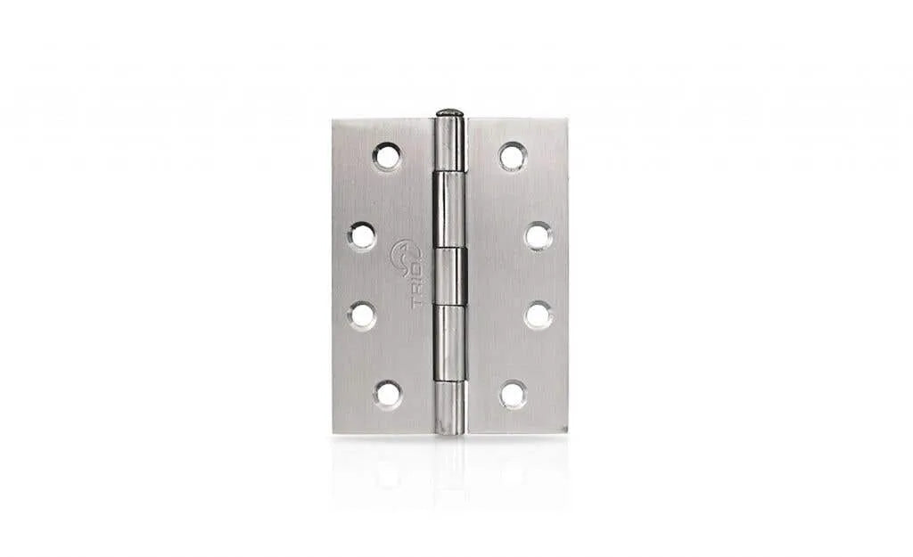 Trio Door Butt Hinge Fixed Pin Stainless Steel 100 x 75 x 1.6mm T10016FPSS20