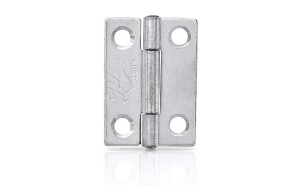 Trio Door Butt Hinge Fixed Pin Stainless Steel 35 x 25 x 1.2mm