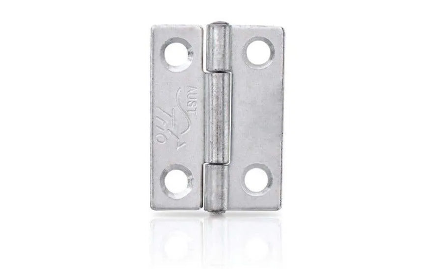 Trio Door Butt Hinge Fixed Pin Stainless Steel 35 x 25 x 1.2mm