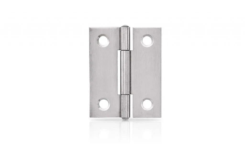 Trio Door Butt Hinge Fixed Pin Stainless Steel 50 x 40 x 1.2mm