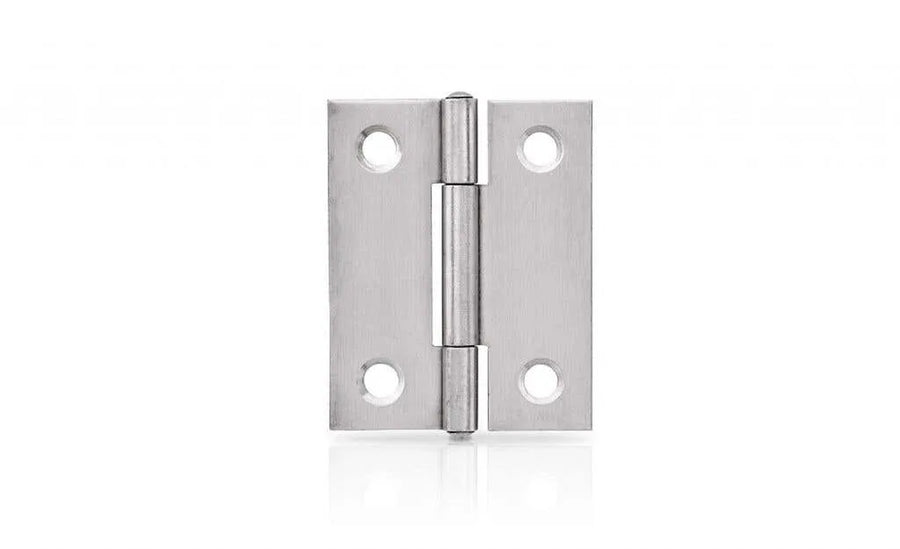 Trio Door Butt Hinge Fixed Pin Stainless Steel 50 x 40 x 1.2mm