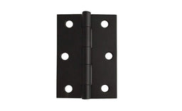 Trio Door Butt Hinge Loose Pin Black 85 x 60 x 1.6mm