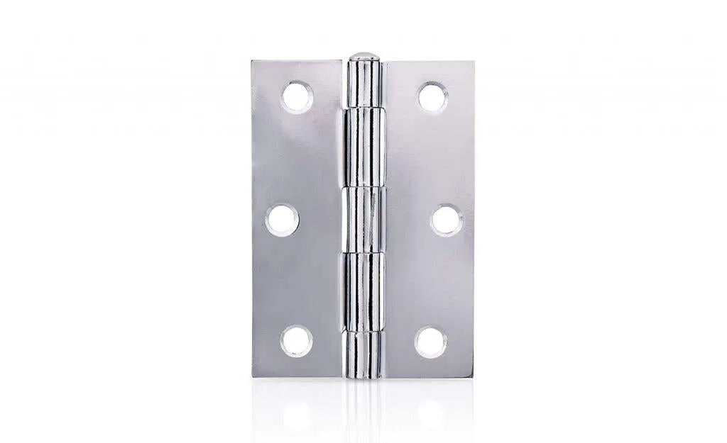 Trio Door Butt Hinge Loose Pin Chrome Plated 85 x 60 x 1.6mm