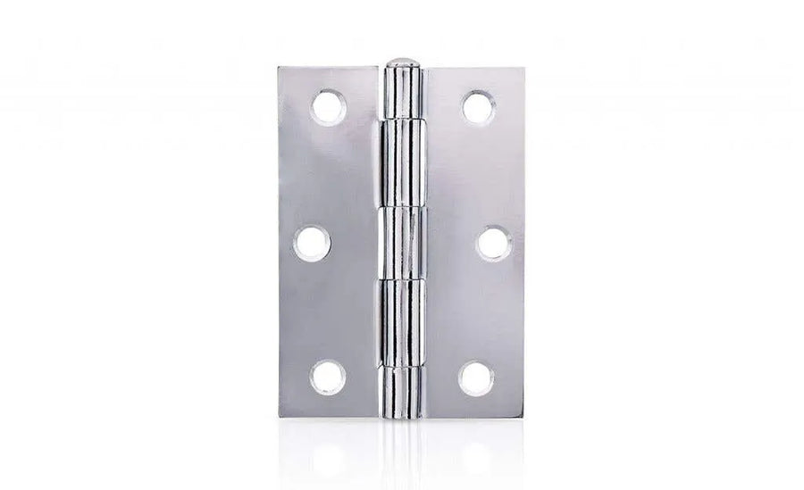 Trio Door Butt Hinge Loose Pin Chrome Plated 85 x 60 x 1.6mm