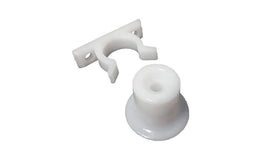 Trio Doorstop Catch Nylon White 25mm
