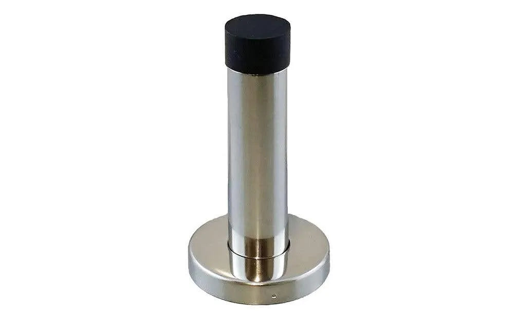 Trio Doorstop Hart with Base Satin Chrome 80mm