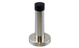 Trio Doorstop Hart with Base Satin Chrome 80mm