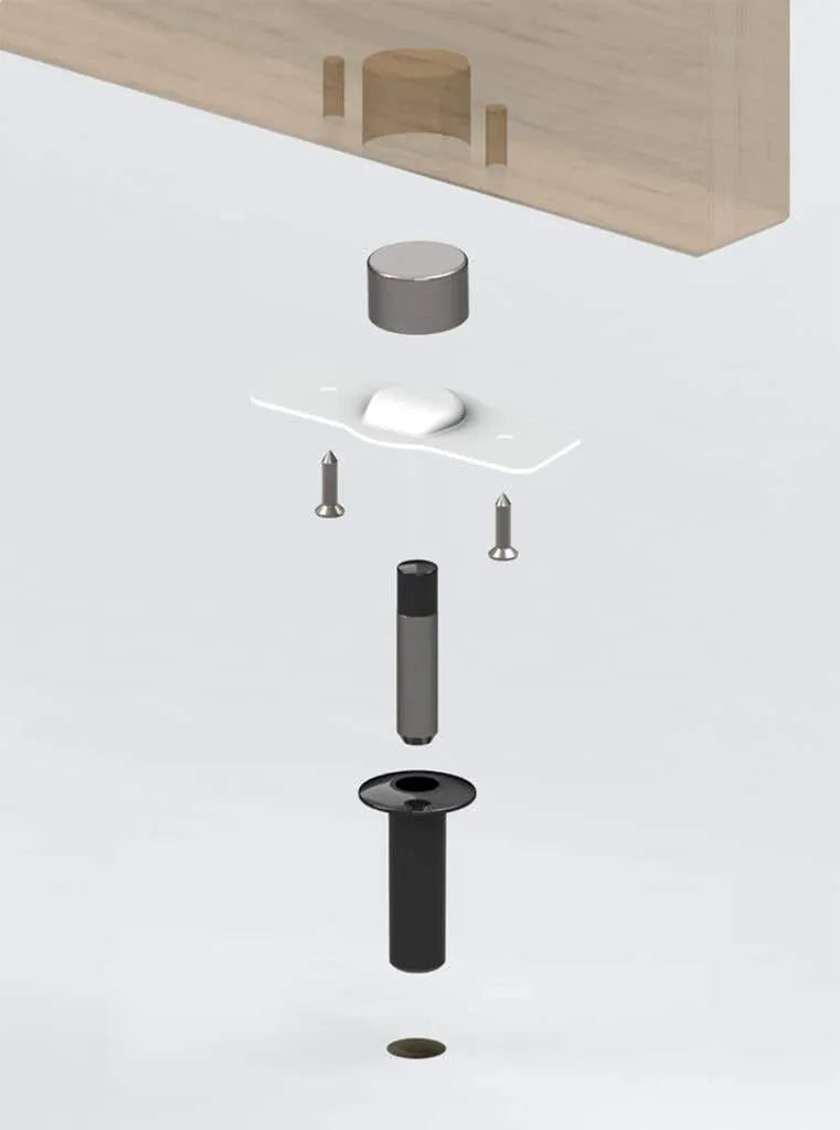 Trio Fantom Door Stop Black