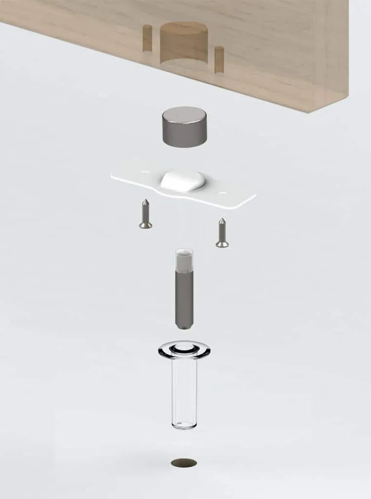 Trio Fantom Door Stop Clear