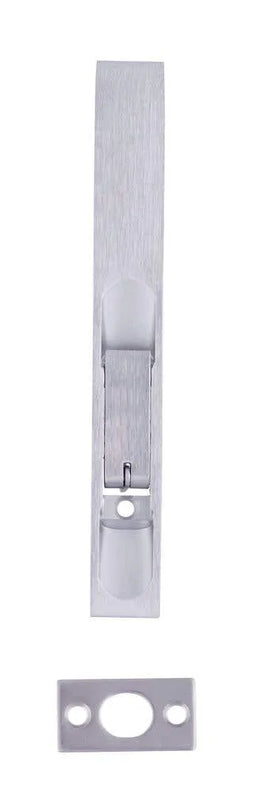 Trio Flush Bolt Satin Chrome 19 x 150mm