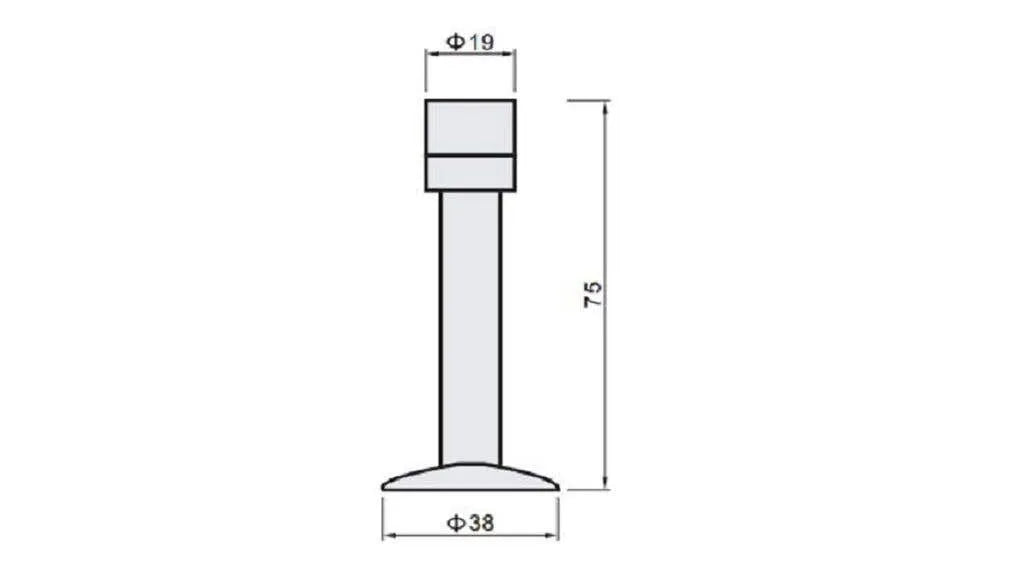 Trio Given Cushion Door Stop 75mm