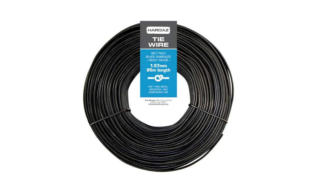Trio Hardaz Tie Wire Belt Pack Black Annealed 1.57mm x 95m