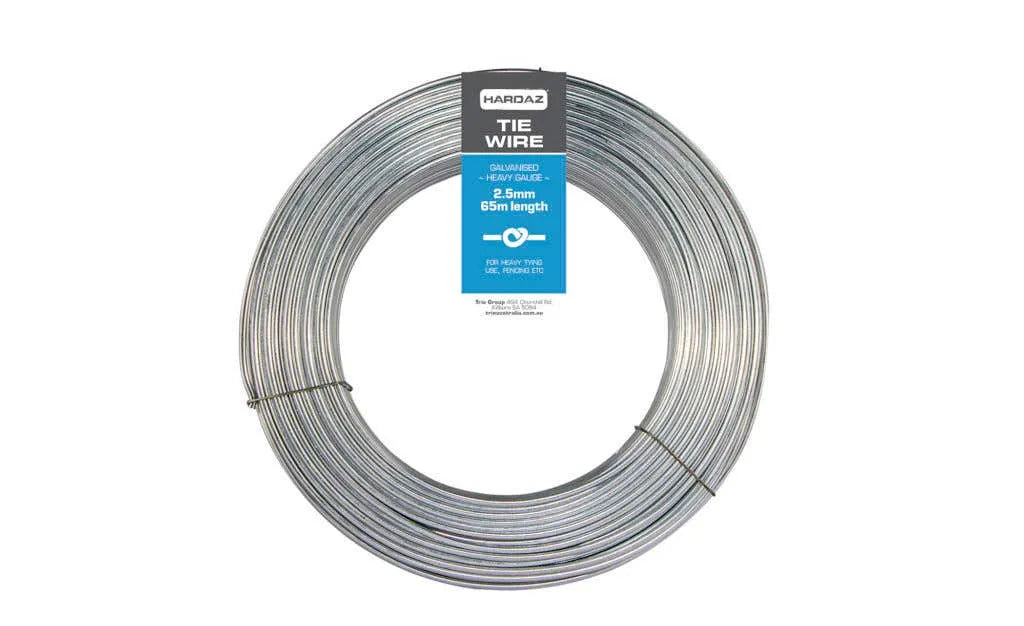 Trio Hardaz Tie Wire Galvanised 2.50mm x 65m