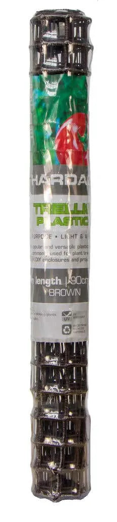 Trio Hardaz Trellis Plastic Brown 90cm x 3m