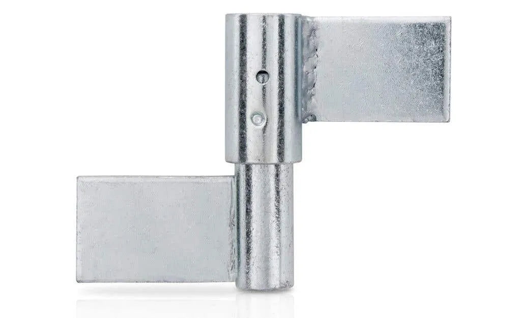 Trio Hinge Left Hand Steel to Steel Zinc Plated 88 x 71mm - 2 Pack