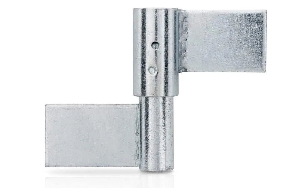 Trio Hinge Right Hand Steel to Steel Zinc Plated 88 x 71mm - 2 Pack