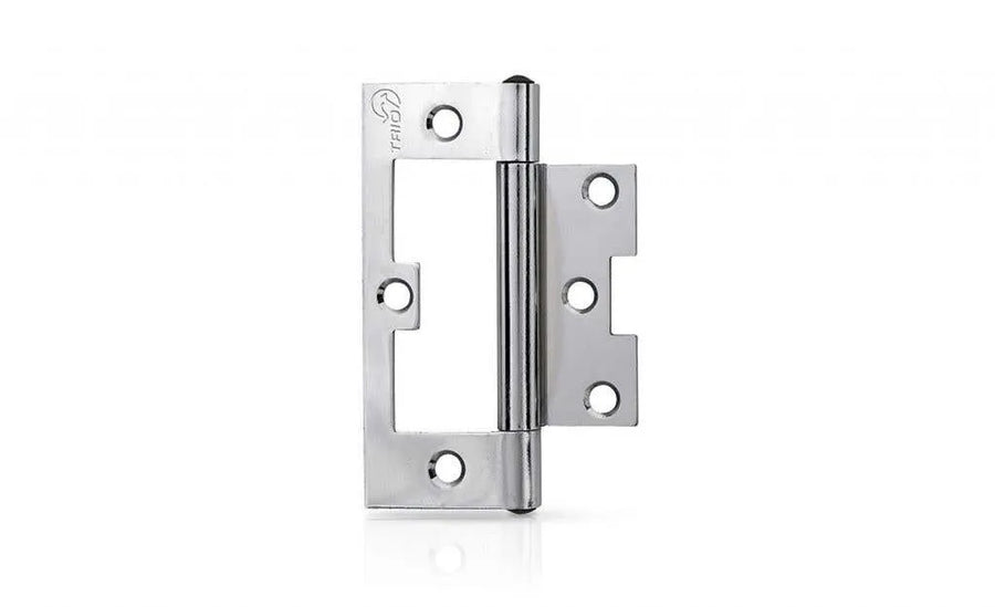 Trio Hirline Door Hinge Loose Pin Chrome Plated 100 x 65 x 2.0mm