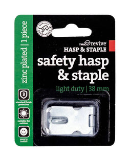 Trio Light Duty Safety Hasp & Staple 38mm