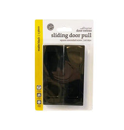 Trio Revive Square Concealed Sliding Door Pull Black 120 x 40mm