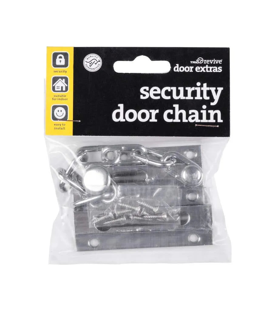 Trio Security Door Chain Satin Chrome