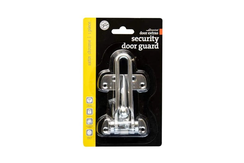 Trio Security Door Guard Satin Chrome