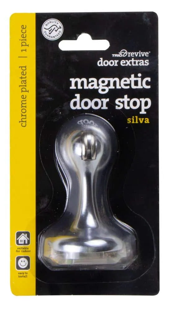 Trio Silva Magnetic Doorstop Chrome Plated 75mm R12-DSM07CP