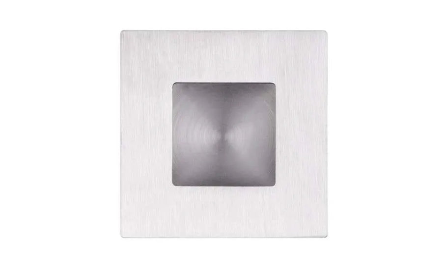 Trio Square Flush Pull Polished Stainless Steel 50mm