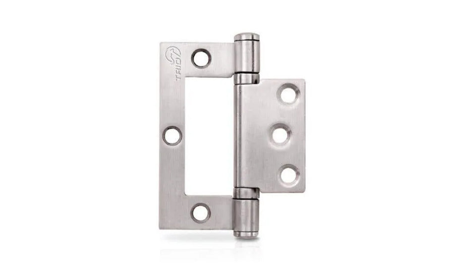 Trio Stainless Steel Hinge Quick Fit Flat Architectural 100 x 70 x 2.5mm