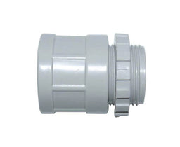 Tripac PVC Adaptor Plain to Screw Grey 20mm