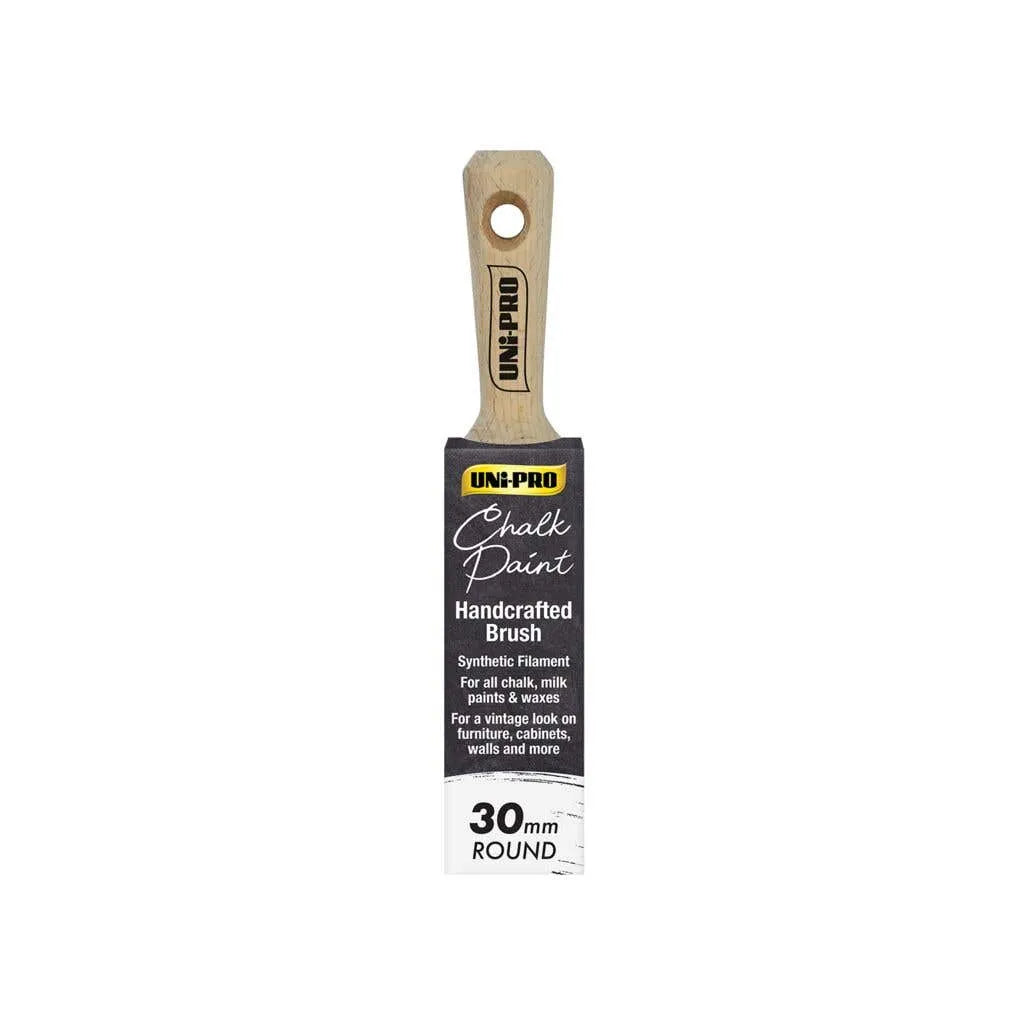 Uni-Pro Chalk Paint Handcrafted Brush Round 30mm