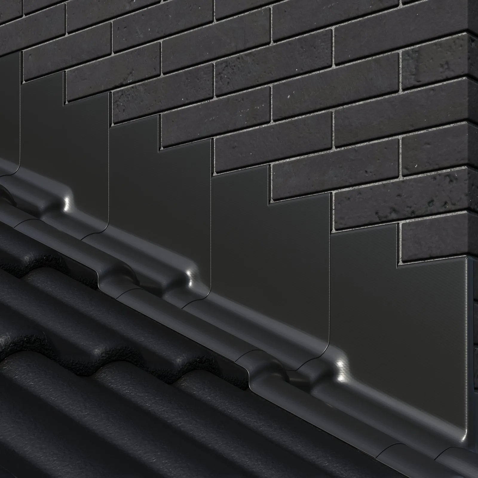Wakaflex Flashing Lead Free 280mm x 5m Black