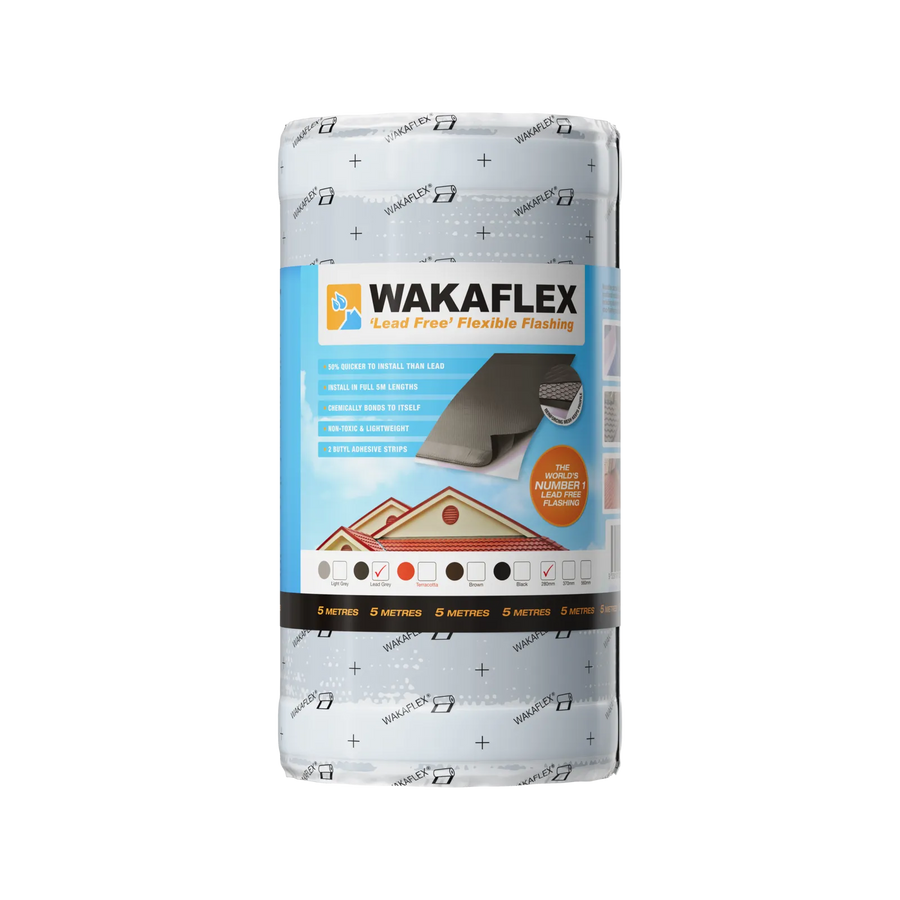 Wakaflex Flashing Lead Free 280mm x 5m Lead Grey