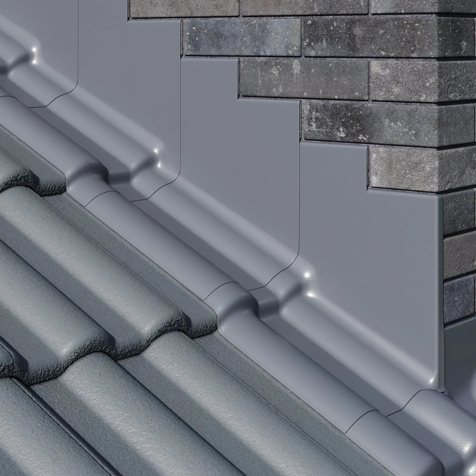 Wakaflex Flashing Lead Free 560mm x 5m Lead Grey