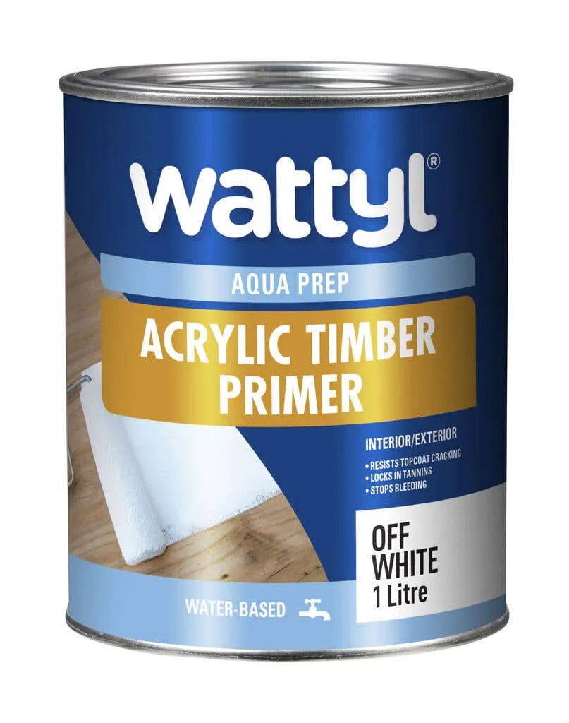 Wattyl Aqua Prep Acrylic Timber Primer 1L