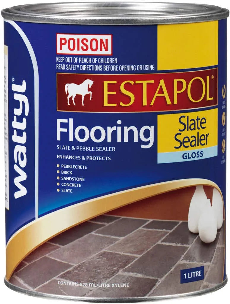 Wattyl Estapol Flooring Slate Sealer Gloss 1L