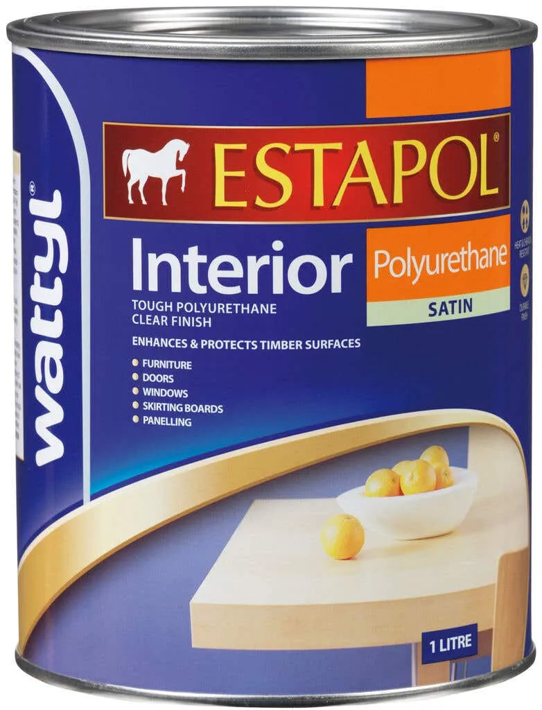 Wattyl Estapol Interior Polyurethane Satin 1L