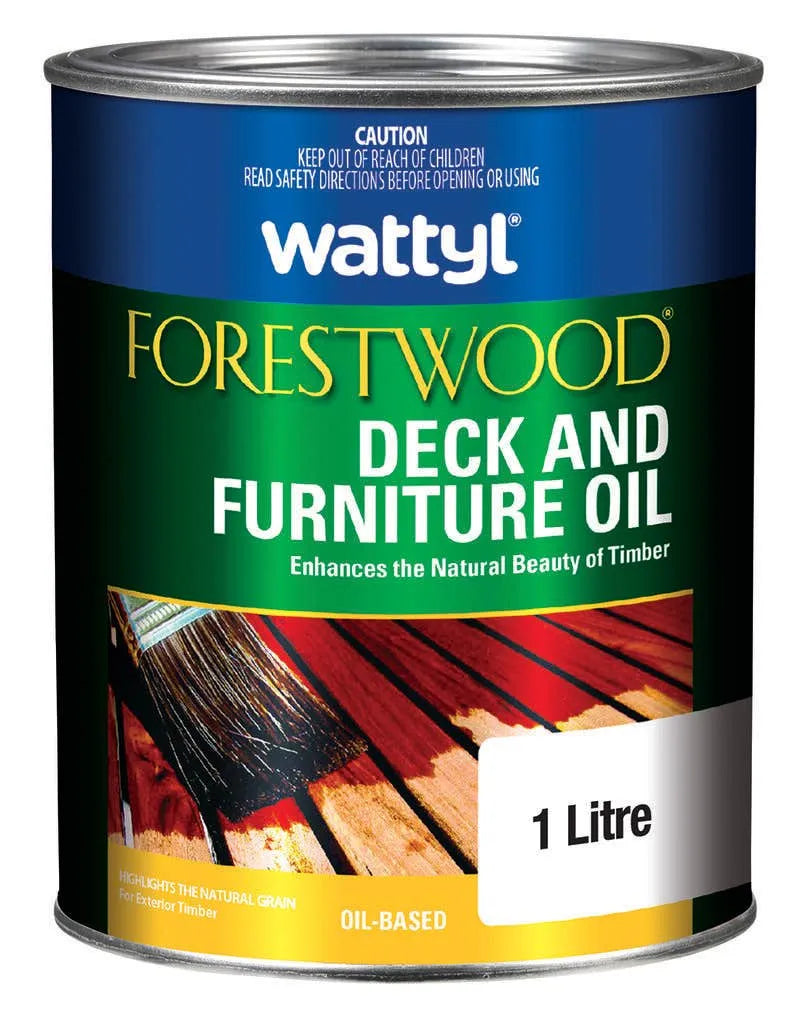 Wattyl Forestwood Deck & Furniture Oil Natural 1L
