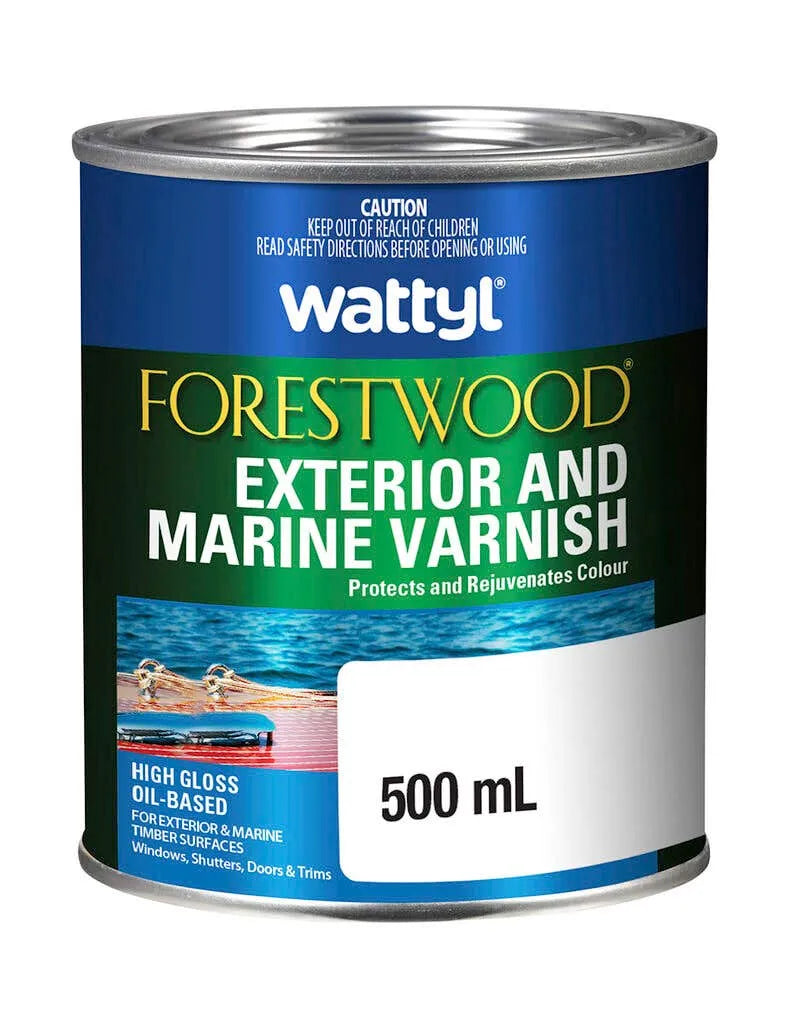 Wattyl Forestwood Exterior & Marine Varnish Gloss 500ml