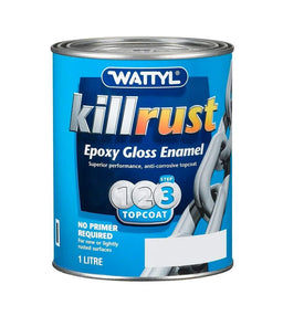 Wattyl Killrust Epoxy Gloss Enamel Ultra Blue 1L