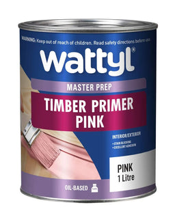 Wattyl Master Prep Timber Primer Pink 1L
